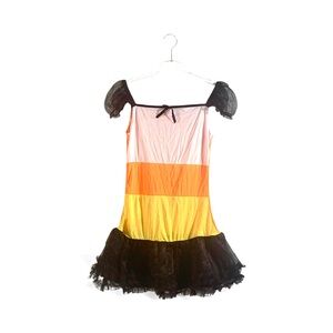 Charming Candy Corn Kids Costume Tutu Dress